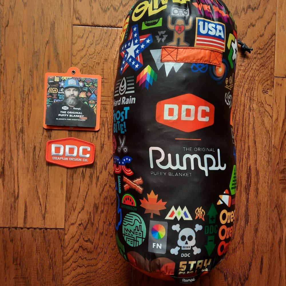Rare Rumpl Draplin Original Puffy Blanket
